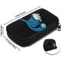 Hxuedan Sea Wave The Data Cable Storage Bag is A Portable and Independent Design SuitableVFor Travelers to Place The Data Cable, Earphone and Electronic Product Data Cable Storage Bag