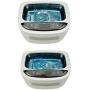 iSonic Ultrasonic C-Pap Deep Cleaner P4821-CPAP, 2.6Qt/2.5L, 110V for North America, with SS. Weight Bracket, Cleaning Tablet, Beige