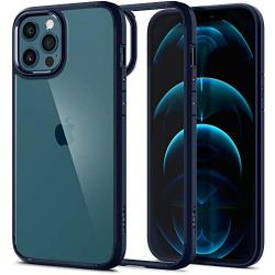 Spigen Ultra Hybrid Designed for iPhone 12 Pro Max Case (2020) - Navy Blue