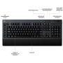 Logitech G613 LIGHTSPEED Wireless Mechanical Gaming Keyboard, Multihost 2.4 GHz + Blutooth Connectivity - Black