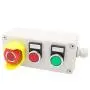 mxuteuk Red Green with 110V LED Light Waterproof IP65 Momentary Push Switch, 2NC Red Mushroom Emergency Stop Button with Protective Cover Anti-misoperation 10A 600V, IP67 ABS Box Station MX-BOX-03 mxuteuk Red Green with 110V LED Light Waterproof IP65 Momentary Push Switch, 2NC Red Mushroom Emergency Stop Button with Protective Cover Anti-misoperation 10A 600V, IP67 ABS Box Station MX-BOX-03