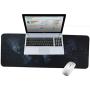 LIZIMANDU Gaming Mouse Pad,Extended Large Pattern Anti Slip Stitched Edges Long XXL Mousepad,Desk Pad Keyboard Mat, Non-Slip Base, Water-Resistant, for Office Home (1-World Map, 1 Pack)