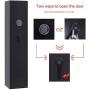 WOWON Gun Safe, Rifle Safe Gun Storage Cabinet（4-5 Rifle and 2 Pistol） with Digital Keypad Lock,Quick Access Electronic Firearm Gun Security Cabinet