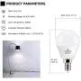 6 watt(60w Equivalent) Hansang LED Bulbs Light E12 Screw Base Candelabra Round Bulb 600 Lumen,High CRI,Daylight 5000K,G14 Decorative Bulb Non dimmable for Ceiling Fan 120V Pack of 6 (Daylight 5000K)