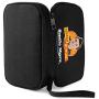 Hxuedan Roman Atwood Smile More Data Cable Storage Bag Portable and independently Designed Storage Box, Suitable for Outdoor Travel to Place Data Cable Electronic Products, etc.