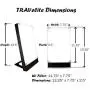 Travelite 10,000 Lux Bright Light Portable Light Box, Black
