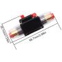smseace 50A Manual Reset Circuit Breaker with Wrench Used for Car Audio, Stereo Switch and Solar Inverter System Multiple Current Options Circuit Breaker 5i-958Z-50A