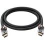 4K HDR HDMI Cable 25 Feet, 18Gbps 4K 60Hz(4:4:4, HDR10, ARC, HDCP 2.2) 1440p 144Hz, High Speed Ultra HD Cord 24AWG