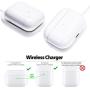Airpods Pro Charger, Wireless Charger for Airpods/Airpods Pro Case, Wireless Charging Station for Airpods Earbuds, Wireless Charger Pad for Airpods Pro Earpods White