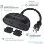 Kasa Smart KP400 Outdoor Smart Plug by TP-Link, Smart Home Wi-Fi Outlet with 2 Sockets, Works with Alexa & Google Home, No Hub Required, Remote Control, Sunset & Sunrise Offset Kasa Smart KP400 Outdoor Smart Plug by TP-Link, Smart Home Wi-Fi Outlet with 2 Sockets, Works with Alexa & Google Home, No Hub Required, Remote Control, Sunset & Sunrise Offset