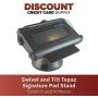 DCCStands Low Swivel and Tilt Topaz Signature Pad Stand, Screw-in and Adhesive