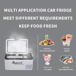 Alpicool K18 Portable Refrigerator Car Fridge Freezer 19 Quart(18 Liter) Vehicle, Truck, RV, Boat, Mini Fridge Freezer for Driving, Travel, Fishing, Outdoor -12/24V DC(-4°F~68°F)