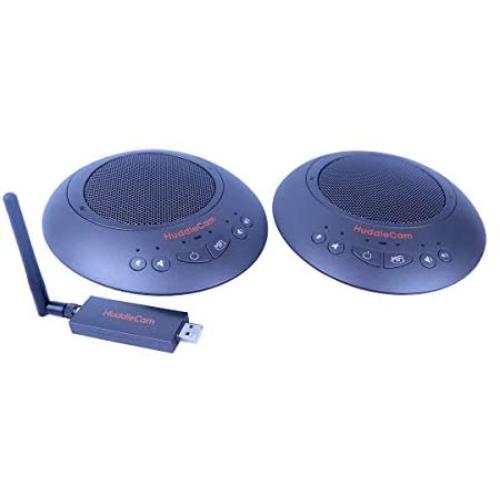 HuddleCamHD HuddlePod Air2 Dual Wireless Conference Call Speaker and Microphone System