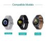 TUSITA Charger Dock Compatible with Samsung Galaxy Watch Active 1/2, Galaxy Watch 3，SM-R500/SM-R830/SM-R820/SM-R840/SM-R850 - USB Charging Cable 3.3ft 100cm - Smartwatch Accessories