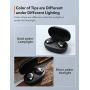 True Wireless Earbuds TaoTronics SoundLiberty 79 Smart AI Noise Reduction Technology for Clear Calls, Single/Twin Mode, 30H Playtime, USB Type C, IPX8, with Charging Case, Silver Black