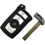 Replacement Key Fob Case Fit BMW 7 Series 745i 750i 750Li E66 Keyless Entry Remote Control Key Fob Cover