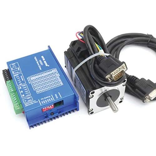 Nema23 2N.m 57 Hybrid Closed Loop Servo Stepper Motor 2Nm 76mm+HSS57 Servo Driver Controller CNC Kit 24-50V DC For CNC Router Engraving Milling Machine