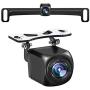 HD Backup Camera,Metal Housing 170 Degree Wide View Angle License Plate Rear View Camera for Car,Clear Night Vision IP69 Waterproof Rearview Camera Universal Reverse Cam Kit for Vehicle SUV RV Pickup