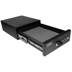 V-Line Slide-Away Security Safe, Semi-Flat Black