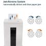 WOLVERINE 10-Sheet Super Micro Cut High Security Level P-5 Heavy Duty Paper/CD/Card Ultra Quiet Shredder for Home Office by 40 Mins Running Time and 6 Gallons Pullout Waste Bin SD9112(White ETL)