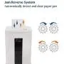 WOLVERINE 10-Sheet Super Micro Cut High Security Level P-5 Heavy Duty Paper/CD/Card Ultra Quiet Shredder for Home Office by 40 Mins Running Time and 6 Gallons Pullout Waste Bin SD9112(White ETL)
