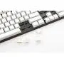 HK Gaming 108 Double Shot PBT Pudding Keycaps Keyset for Mechanical Gaming Keyboard MX Switches (White)