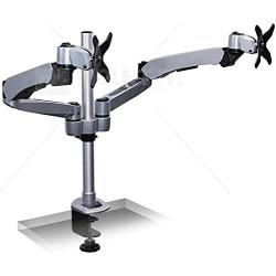 Mount-It! Expandable Two Monitor Computer Desk Mount Spring Arm Quick Release (MI-45116)