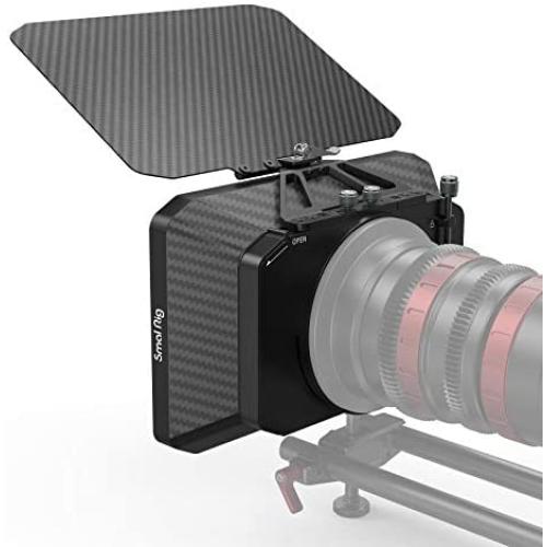 SMALLRIG Lightweight Matte Box for Mirrorless DSLR Cameras Compatible with 67mm/ 72mm/77mm/82mm/114mm Lens - 2660