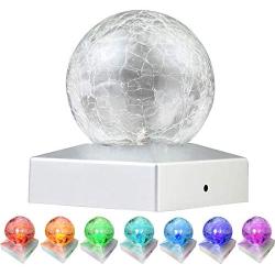4x4 Solar Post Cap Lights - SunnyPark Deck Fence Outdoor Railing Lights Decorative Solar Powered Gazing Ball Caps LED Lamp for Garden, Patio, Pathway