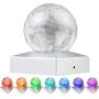 4x4 Solar Post Cap Lights - SunnyPark Deck Fence Outdoor Railing Lights Decorative Solar Powered Gazing Ball Caps LED Lamp for Garden, Patio, Pathway