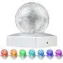 4x4 Solar Post Cap Lights - SunnyPark Deck Fence Outdoor Railing Lights Decorative Solar Powered Gazing Ball Caps LED Lamp for Garden, Patio, Pathway
