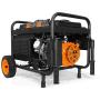 WEN 56475 4750-Watt Portable Generator with Electric Start and Wheel Kit