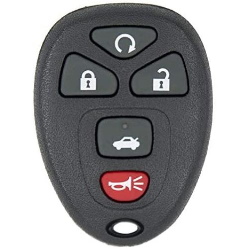 Keyless2Go Replacement for New Keyless Entry Remote Start Car Key Fob for 22733524 KOBGT04A Malibu Cobalt G5 G6 Grand Prix Lacrosse Allure