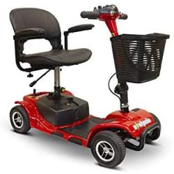E-Wheels EW-M34 Travel Mobility Electric Scooter - RED