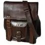 Urban Dezire Mens Genuine Leather Small Briefcase Messenger Satchel Ipad Tab Tablet Bag 11 compatible with Apple product