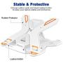 Besign Adjustable Laptop Stand, Ergonomic Riser Notebook Computer Holder Stand Compatible with Air, Pro, Dell XPS, HP, Lenovo More 10-15.6'' Laptops, White