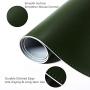 Soyan Dual-Sided PU Leather Desk Pad/Mouse Pad for Office & Home, Waterproof Desk Blotter Pad with Comfortable Writing Surface, 31.5''x15.7'' (Green)