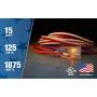 Southwire 2549SWUSA1 100-Feet, Contractor Grade, 12/3 Extension Cord, With Lighted End; Red White And Blue, American Made Extension Cord, Indoor and Outdoor Use, Water Resistant Flexible Jacket Southwire 2549SWUSA1 100-Feet, Contractor Grade, 12/3 Extension Cord, With Lighted End; Red White And Blue, American Made Extension Cord, Indoor and Outdoor Use, Water Resistant Flexible Jacket