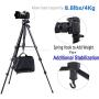 Regetek Camera Tripod Travel Monopod (70'' Aluminum Professional Video Camera Mount Leg) Adjustable Stand with Flexible Head for Canon Nikon Dv DSLR Camcorder Gopro Cam& Carry Bag & Cellphone Mount