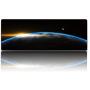 KINPLE XXL Extended Large Gaming Mouse Pad Non-Slip Water-Resistant Rubber Cloth Computer Game Mouse Mat(35.4×15.75×0.1 inch Earth)