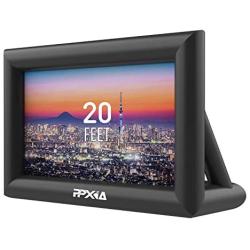 PPXIA 20 Ft Inflatable Movie Projector Screen,Includes Fan,Tie-Downs,Repair Kit,Storage Bags,Supports Front and Rear Projection