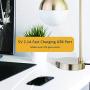 Nocolliny Dimmable Touch Lamp with USB Port, Modern Brass Design