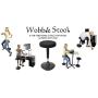 WOBBLE STOOL Standing Desk Balance Chair for Active Sitting. Tall ergonomic adjustable height swiveling leaning perch perching ergonomic sit stand high computer chair swivels 360 for adults kids