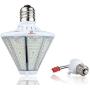 6,000 Lumen LED High Bay Bulb – 50 Watt LED retrofit Bulb- 5000K White -- 50 Watt - E26 or 39 LED Reversible High Bay or Post Light Bulb - UL + DLC