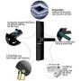 Magic ZC Smart Door Lock with|Handleset|Keypad|Bluetooth|Fingerprint|RFID Card|Touchscreem|Keyless Entry Electronic Deadbolt(Kirsite) Compatible with Google Alexa Make Your Life Easier&Safer