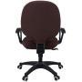 smiry Office Computer Chair Covers, Stretch Jacquard Universal Desk Rotating Chair Slipcovers Protector, Seat Cover + Backrest Cover, Chocolate