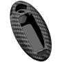 Remote Key Fob Shell Cover Compatible with Nissan 370Z Altima Cube Juke Maxima Murano Pathfinder Quest Rogue Sentra Versa 3/4/5 Buttons, Carbon Gloss Fiber