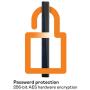 WD 4TB My Passport for Mac Portable External Hard Drive - Blue, USB-C/USB-A - WDBA2F0040BBL-WESN