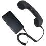 CellCase Vintage Retro 3.5mm Telephone Handset Cell Phone Receiver Mic Microphone Speaker for iPhone iPad Mobile Phones Cellphone Smartphone (Black)