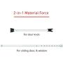 Securityman 2 in 1 Door Security Bar & Sliding Door Security Bar (2 Pack) - Constructed of High-Grade Iron (350lbs of Force) - Great for Home & Apartment Security - Adjustable Patio Door Lock